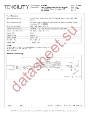 10-00249 datasheet  